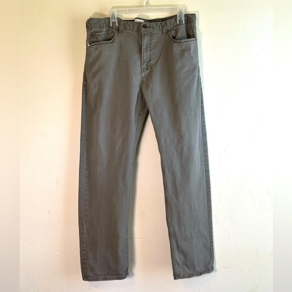 Dockers Distressed Gray Straight Fit Chino Jean pants Sz. 38x32 Men’s - Picture 1 of 12